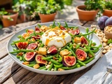 Salade de Cyril Lignac qui rend accro (figues, burrata, secret inside)
