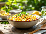 Salade que je mange en boucle : ultra fraîche avec 1 seule boîte de maïs