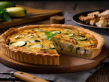 Quiche aux courgettes et au poulet : un mélange sain et délicieux