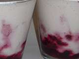 Mousse de yaourt aux fruits rouges