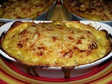 Gratin de choux fleurs avec la galette aux pommes de terre hyperprotéiné