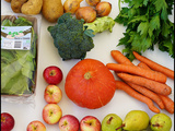 Panier de fruits et legumes biologiques de saison le campanier [#fruits #legumes #madeinfrance #bio #local #lecampanier]