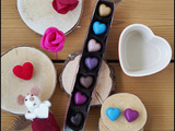 Petits coeurs en chocolat de la saint valentin par leonidas [#saintvalentin #belgique #chocolat #leonidas]