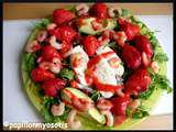 Salade de mozzarella aux fraises [#recette #fraises #flexitarien]