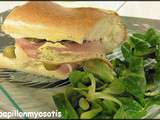 Sandwiches jambon fromage [#pausedej #baguette #sandwich]