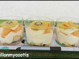 Tiramisu au melon & kiwi jaune avec les savoiardi de schär [#schär #italy #glutenfree #instafood #zespri #zesprisungold]