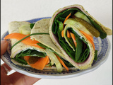 Wraps maison : jambon, concombre, carotte [#faitmaison #recettedujour #wrap #sandwich]