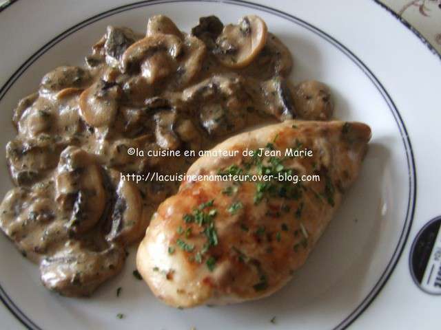 Recettes d'Escalopes de Poulet de La cuisine en amateur de Jean Marie