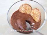 Mousse chocolat au sirop d'érable
