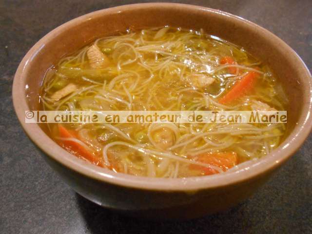 Recettes de Soupe au poulet et Légumes