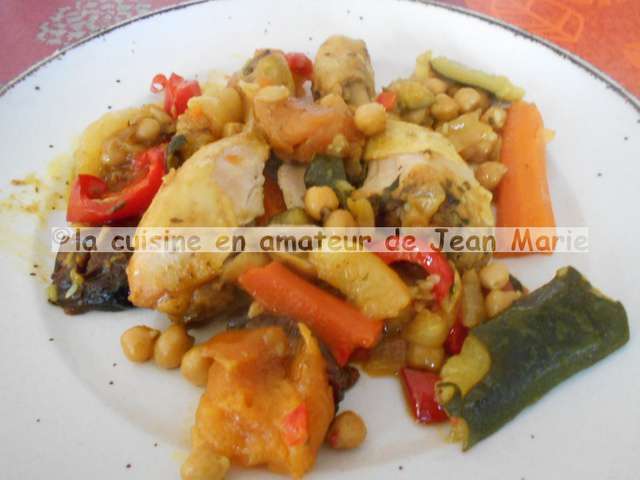 Recettes de Poulet aux légumes de La cuisine en amateur de Jean Marie