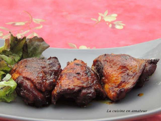 Recettes de Poulet aux Epices Et Miel de La cuisine en amateur de Maryline