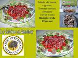 Salade de Bacon, tomates et croquets