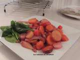 Trio de carottes au vin blanc au Cookéo