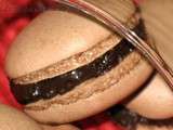 Macarons au chocolat noir