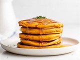 Pancakes à la farine de patate douce