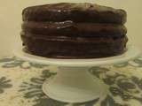 Layer cake tout chocolat