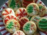 Sablés de Noël au pain d'épices, décor glaçage royal