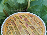 Tarte Amande Rhubarbe