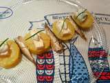 Pommes de terre au Roquefort et mini-sardines - Umami, le 5ème goût
