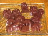 Chocolats aux pralines roses
