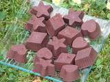 Chocolats fourrés à la confiture de cassis