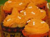 Cupcakes d'Halloween tout orange