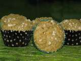 Muffins aux flocons d'avoine et fruits confits