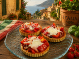 Tartelettes renversées façon pizza