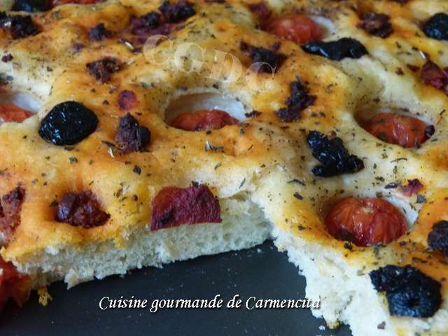 Recettes De Focaccia De Cuisine Gourmande De Carmencita