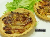 Tartelettes aux échalotesTraditionnelles Bio et chèvre