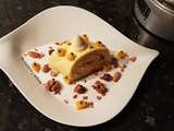 Roule mangue et ganache chantilly vanille ( recette de Germain herviault gagnant du meilleur pâtissier professionnel et l atelier des chefs)