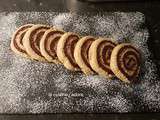 Sables spirales vanille-choco ( recette de l atelier des chefs)