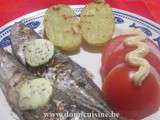 Sardines Grillées au Beurre Ail / Coriandre et Thym