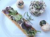 Déclinaison d'escargots de bourgogne  et de lentilles vertes du Puy