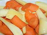 Tour en cuisine n°42: Sauté de carottes,panais et orange