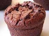 Muffins au chocolat cœur pâte de Speculoos