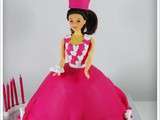 Gateau barbie princesse rose { Maissa a 5 ans }