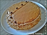 Délicieux gâteau au café