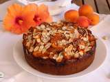 Gâteau aux abricots, recette vegan et sans sucre