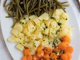 Légumes frais à l'huile d'olive et à l'ail