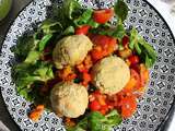 Pour faire le plein de protéines végétales: boulettes de quinoa aux pois chiches