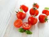 Flans de tomates cerises
