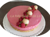 Noël 2022 : Entremet Framboises, Litchis-Rose