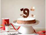 9 ans déjà et le gâteau au chocolat moelleux de Thierry Mulhaupt