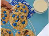 Grand bleu et les tendres cookies fourrés choco-cahuètes