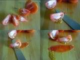L'écume du jour : tartare de couteaux de mer et son tralala au fenouil sauvage - Tartar de navajas y espuma de hinojo silvestre