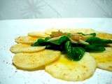 Lady RutabaGa-Ga en carpaccio sauce escabèche au vinaigre de pomme