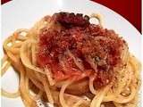 Ne pas oublier Palerme : pâtes au crabe à la façon de la Belle Othero - Pasta con buey de mar