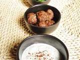 Que la Force Protéine soit avec moi : boulettes et sauce yaourt à la libanaise